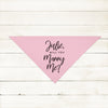 Custom Name Will You Marry Me? Engagement Wedding Cute Marriage Bandana in Light Pink