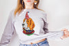 Beagle Elf Long Sleeve or Short Sleeve Unisex Christmas T-Shirt