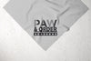 PAW & ORDER Bandana in Silver Grey