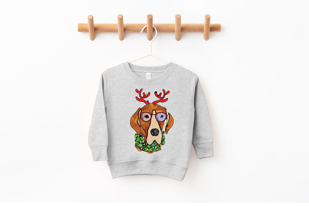 Black, Brown, Grey, or Spotted Great Dane Christmas Pick a Style Toddler OR Youth Sweatshirt or Hoodie
