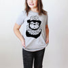 INFANT, TODDLER, or YOUTH Black or Brown Pug Festive Christmas Tee T-Shirt