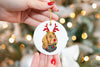 Custom Single or Set of Cocker Spaniel Ceramic Christmas Ornaments