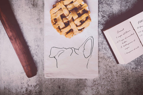 Dog Ear Tea Towel
