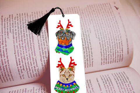 Christmas Dog Bookmark