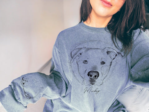 Dog Portrait Long Sleeve Shirt