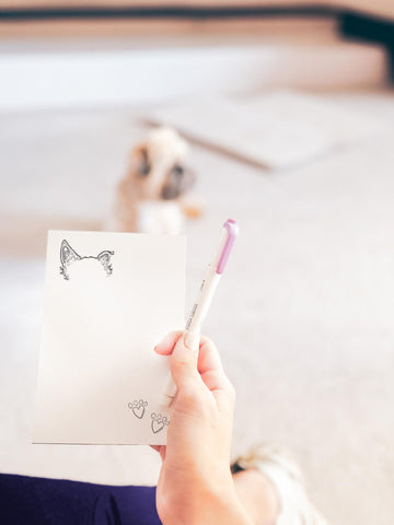 Custom Dog Ear Note Pad