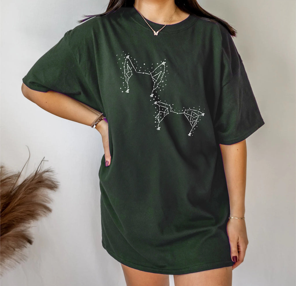 Custom Petstellations Pet Ears Constellation T-Shirt in Hemp