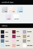 a poster with different colors of paint