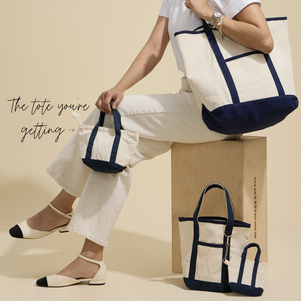 Mini Tote Size Chart