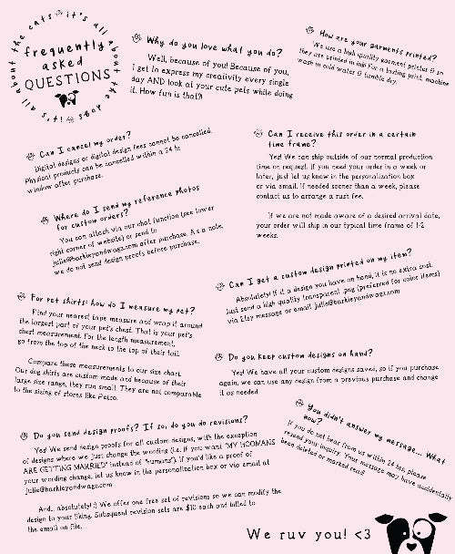 Barkley & Wagz - Frequently Asked Questions 