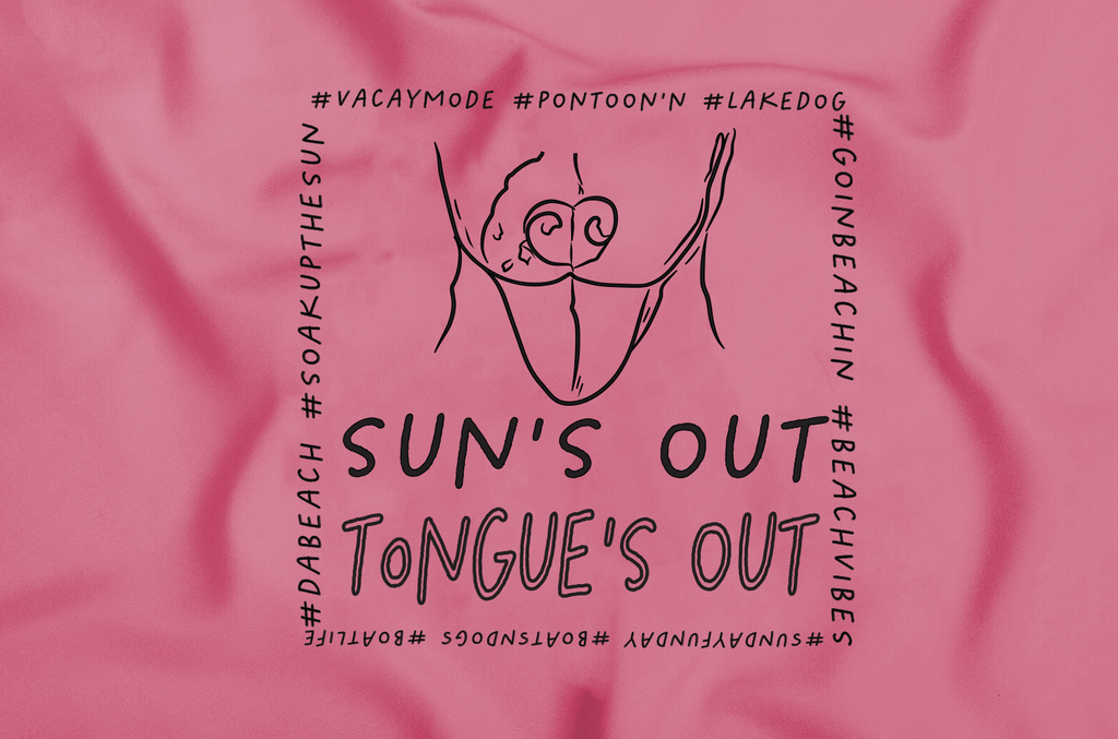 Sun's Out Tongues Out Bandana