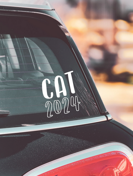 Cat 2024 or Dog 2024 Car Decal