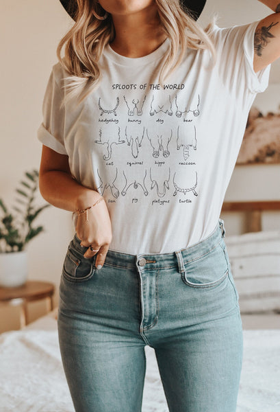 Sploots of the World Animal Paws and Leggies Unisex T-Shirt