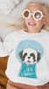 Custom Snow Globe Pet Portrait Kid's Sweatshirt