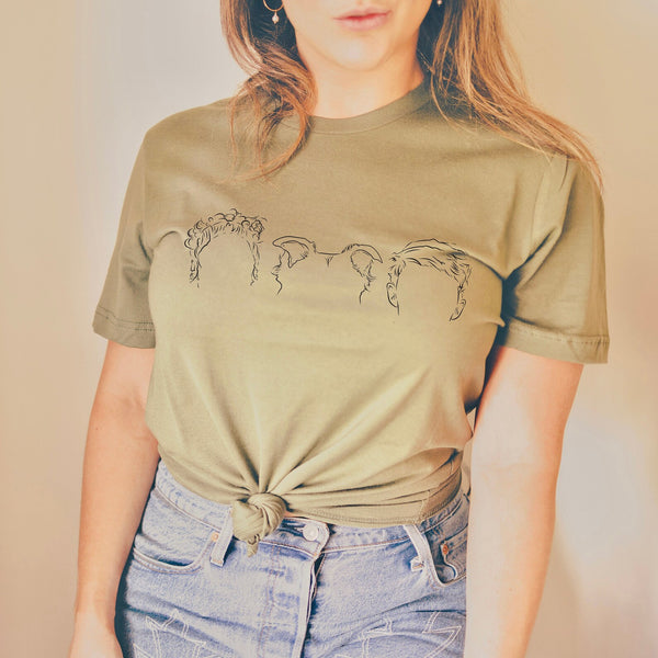 Custom Human and Dog, Cat, or Other Pet Ears Unisex T-Shirt