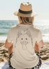 Front/Back Custom Full Face Drawing with Name Dog, Cat, or Other Pet Portrait Unisex T-Shirt