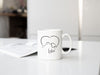 Custom Dog, Cat, or Other Pet's Side Profile Outline Coffee Mug