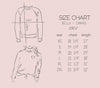 Bella + Canvas - 3901 Sponge Fleece Hooded Sweatshirt - Size Chart for XS, S, M, L, XL, 2Xl - Chest + Length