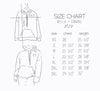 Bella + Canvas - 3719 Sponge Fleece Hooded Sweatshirt - Size Chart for XS, S, M, L, XL, 2Xl - Chest + Length