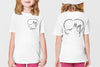 INFANT, TODDLER, or YOUTH Custom Side Profile Pet Outline Kid's T-Shirt