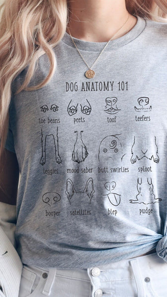 Dog Anatomy 101 Unisex T-Shirt