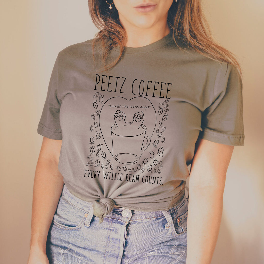 Funny Personalized Coffee Shop Name Every Wittle Bean Counts Unisex T-Shirt