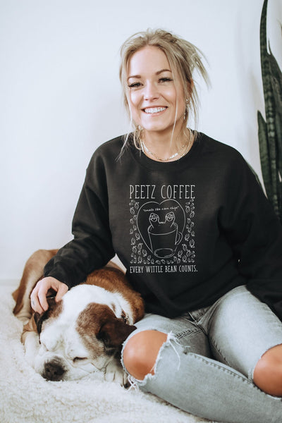 Funny Peetz Coffee (Customization Optional) Unisex Sweatshirt