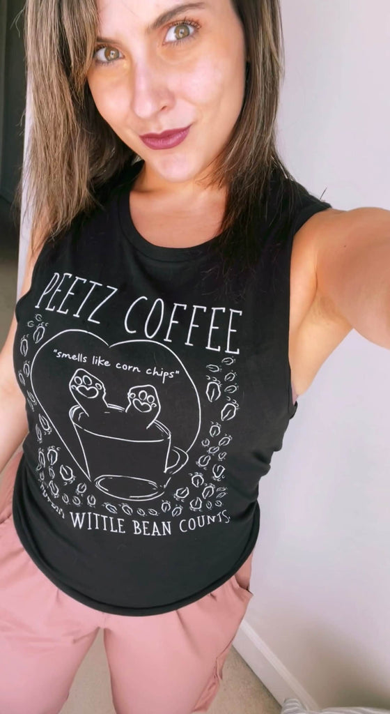 Customized Dog Name Beans Coffee Shop Women's T-Shirt, V-Neck, or Tank