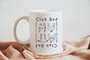 Club Bed: Don't Do It Stay In Bed Funny Dog Bellies Coffee Mug