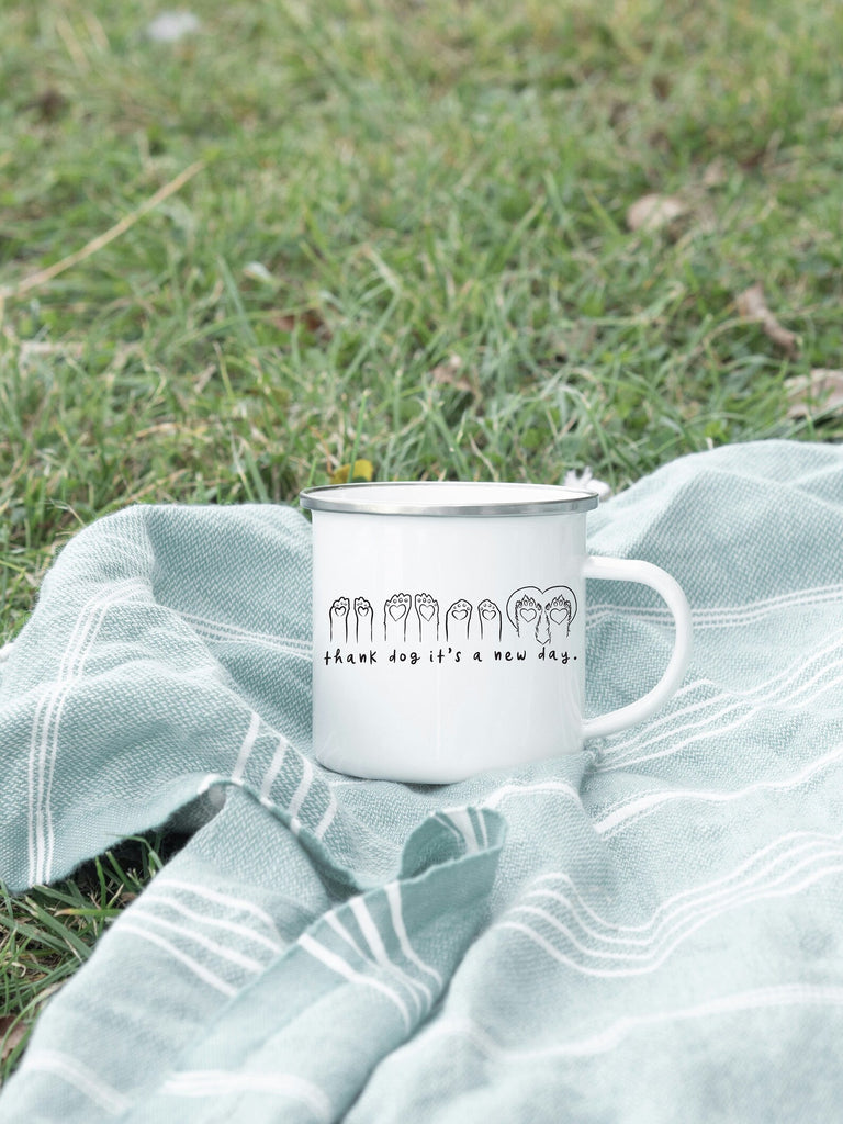 Thank Dog It's a New Day Self Care Coffee Mug