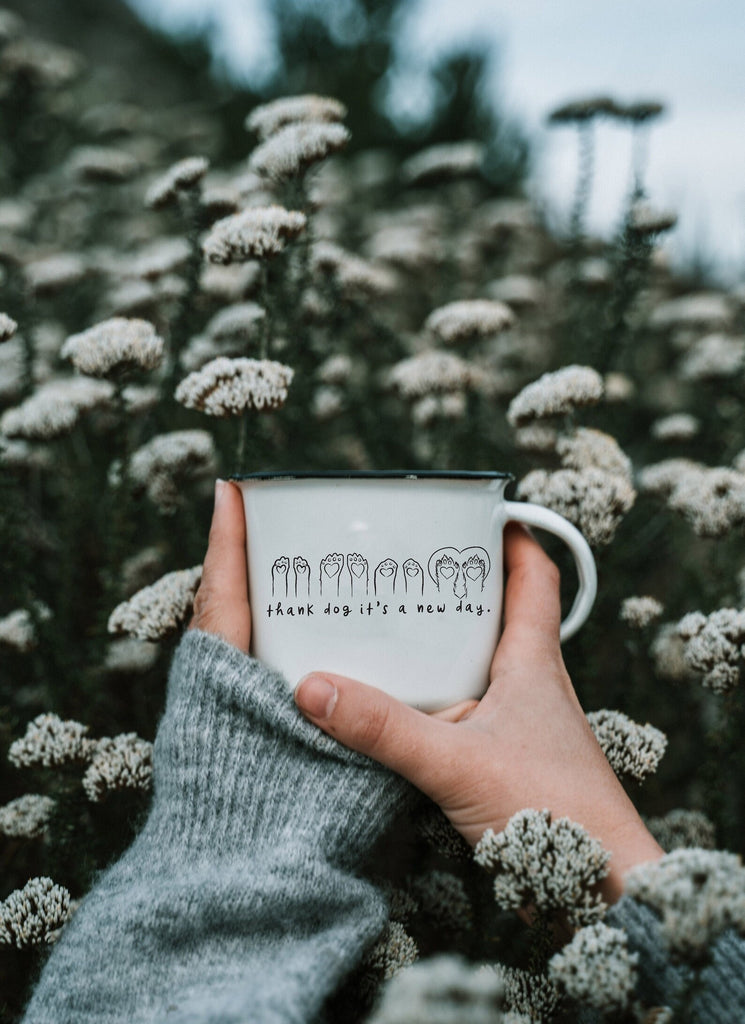 Thank Dog It's a New Day Self Care Coffee Mug