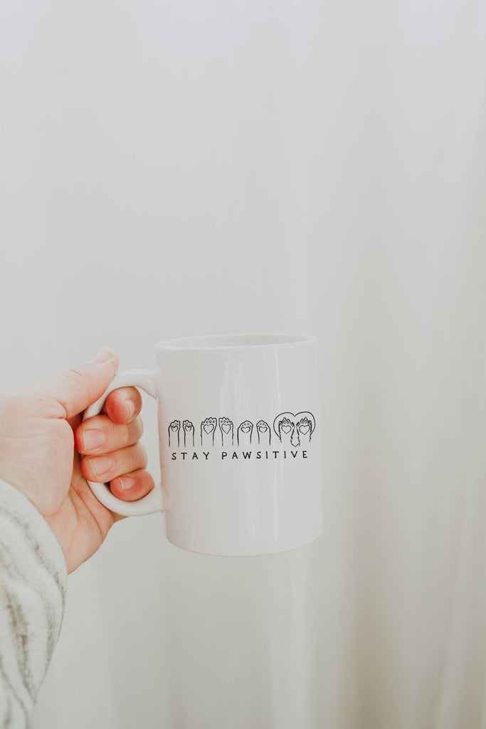 Stay Pawsitive Self Care Coffee Mug