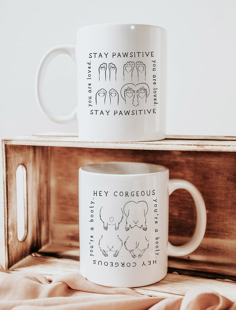 Stay Pawsitive You are Loved Coffee Mug