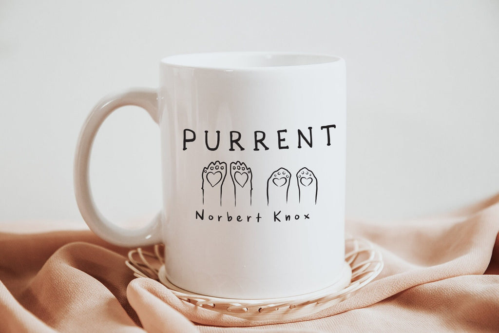 Purrent Custom Paw Drawings Mug