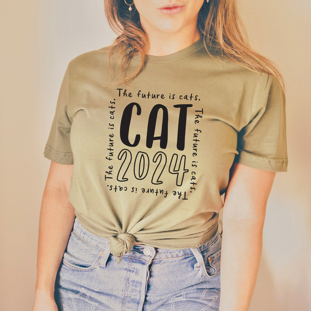 Cat 2024: The Future is Cats Unisex T-Shirt