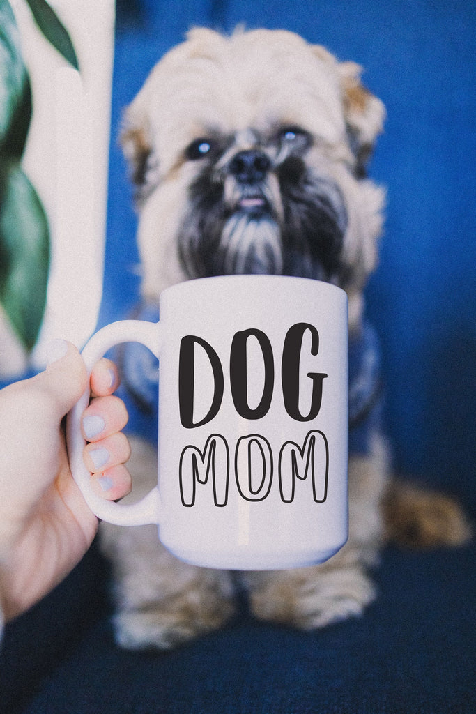 Dog Mom or Cat Mom Coffee Mug