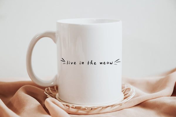 Live in the Meow Mug