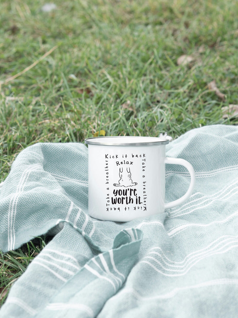 Relax, You're Worth it Self Care Comfort Coffee Mug