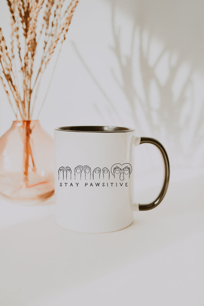 Stay Pawsitive Self Care Coffee Mug