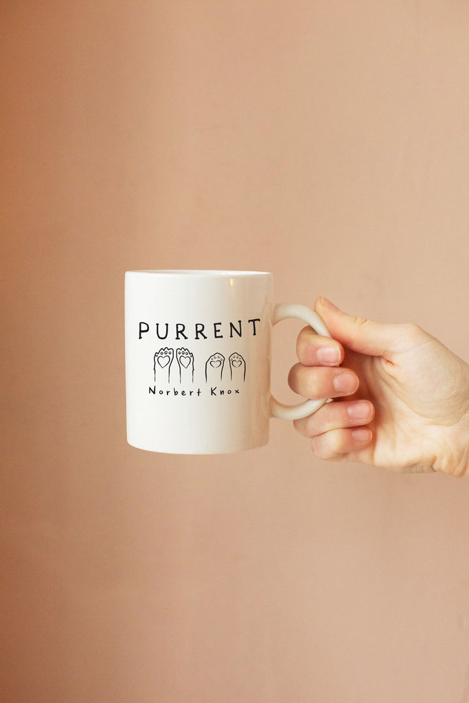 Purrent Custom Paw Drawings Mug