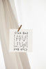 Club Bed Don't Do It. Stay in Bed Wall Art Print
