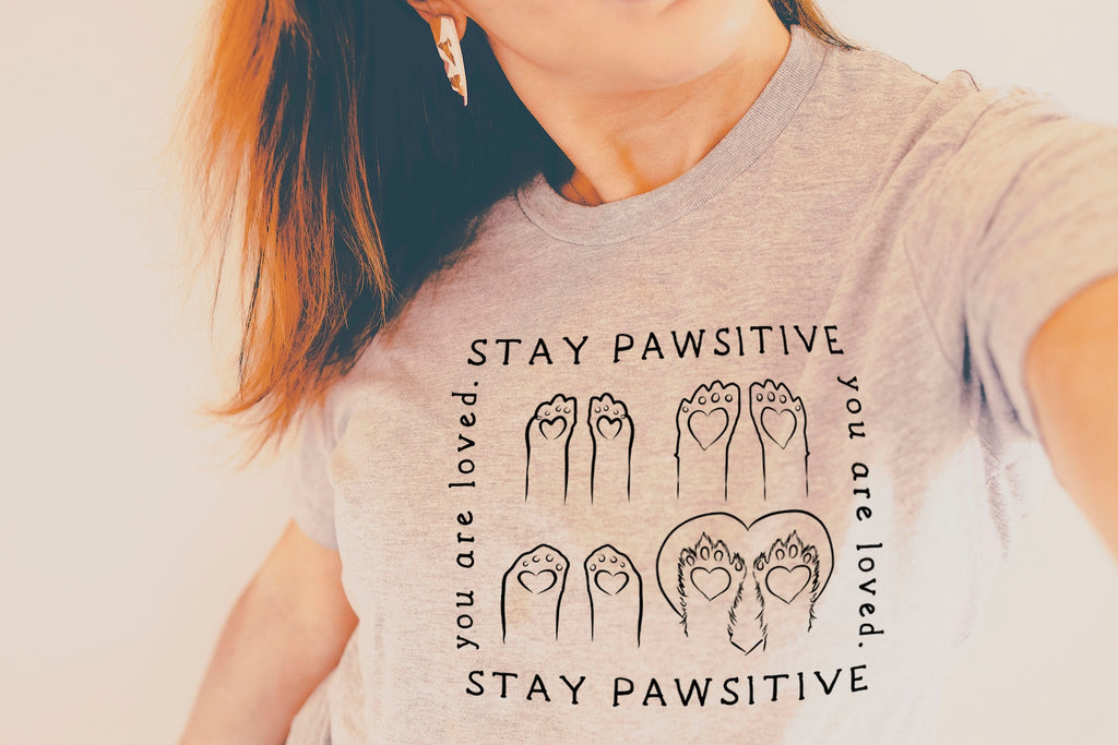Staw Pawsitive You Are Loved Unisex T-Shirt