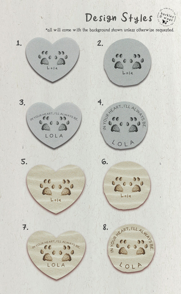 Custom Paw Print Design Fee for DIY Projects, Art Prints, Etc.