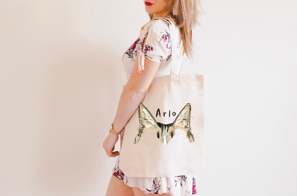 Full Color Customized Dog or Cat Ears Shoulder Bag