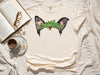 Comfort Colors Custom Leaf Crown Color Pet Ears T-Shirt in Natural Tan