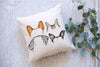 Custom Full Color Dog, Cat, Other Pets' Ears Outline Pillow with Four Pets