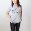 INFANT, TODDLER, or YOUTH Customized Sticker Pets Short Sleeve T-Shirt in Light Heather Grey