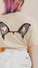 Now in Color! - Comfort Colors Custom Pet Ears Unisex Front and Back T-Shirt in Ivory Light Cream