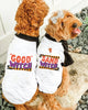 Good Witch Sandwitch Halloween Pun Dog Raglans