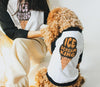 Ice Scream Queen or Ice Scream King Halloween Funny Pun Human Dog Matching Raglan Set 